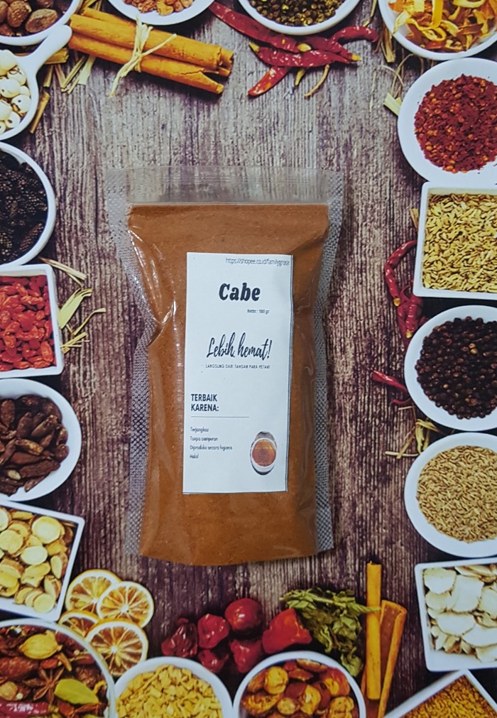 

Cabe Bubuk Premium 100gr | Tanpa Campuran | Pedas Asli