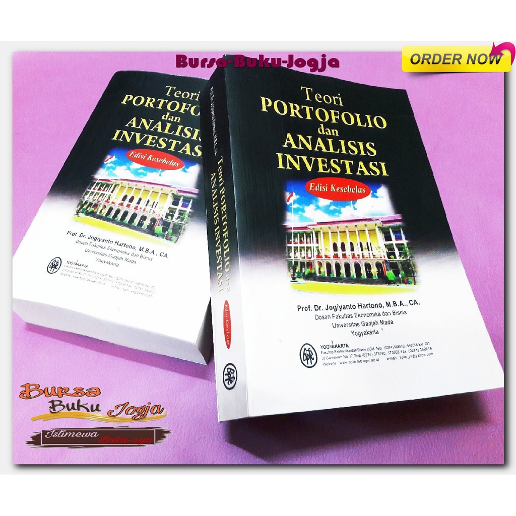 Buku Jogiyanto  Teori Portofolio Dan Analisis Investasi 