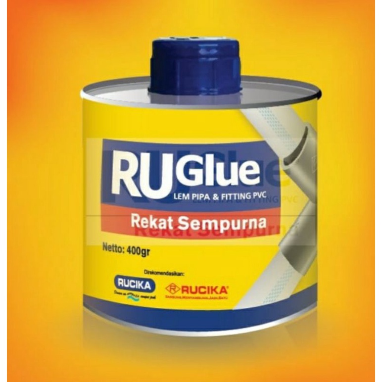 

Lem PVC Ru glue kaleng 400 gram
