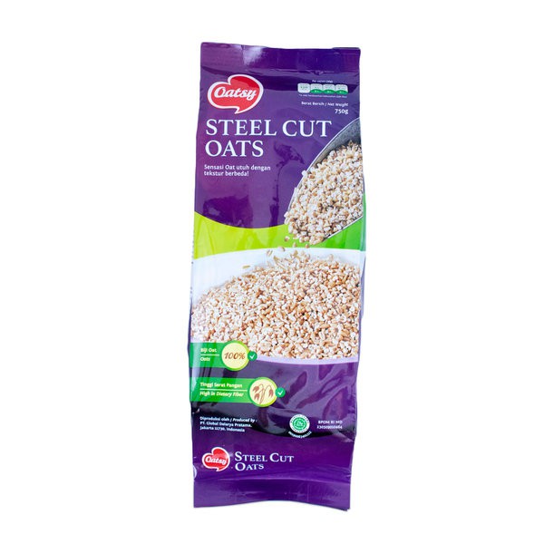 

Oatsy Steel Cut Oats 750 Gr - Bubur Gandum Instan