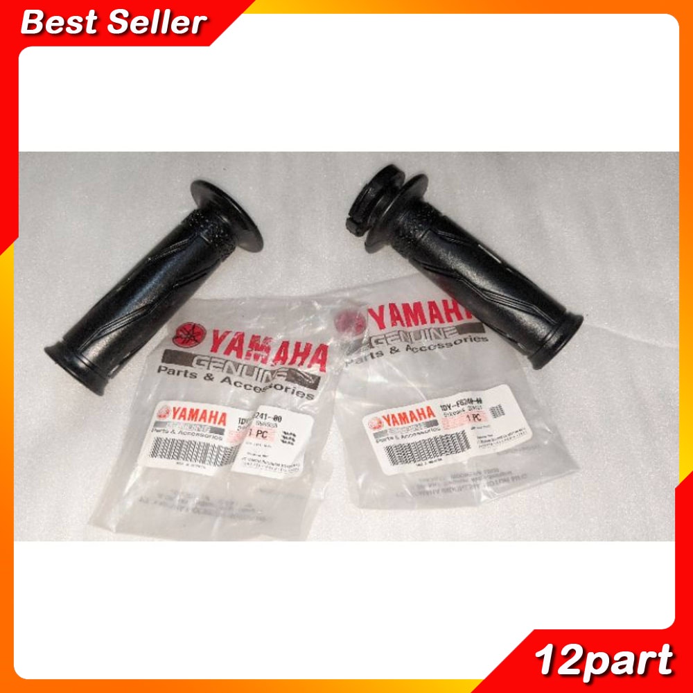 HANDGRIP HANFAT KARET STANG GAS JUPITER Z1 MIO M3 LEXI Original KANAN 1DY-F6240-00 KIRI 1DY-F6241-00
