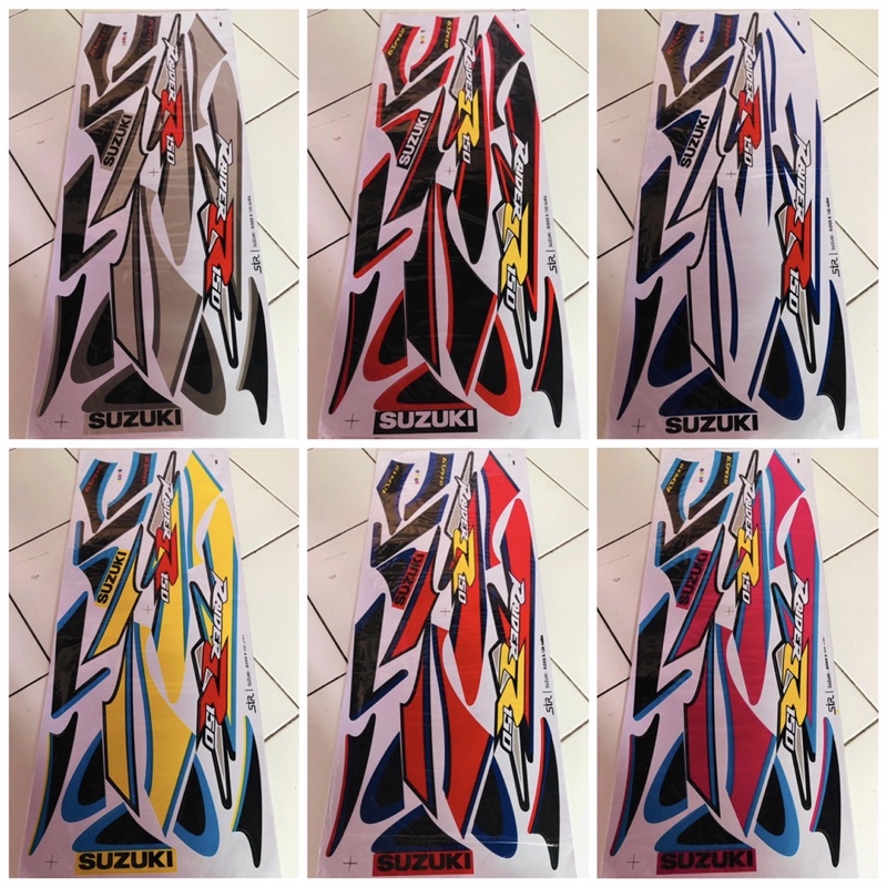 (COD)Striping Stiker Lis Variasi Thailand Motor Satria Fu 150 Lama  - Raider 150R - Fu Aura