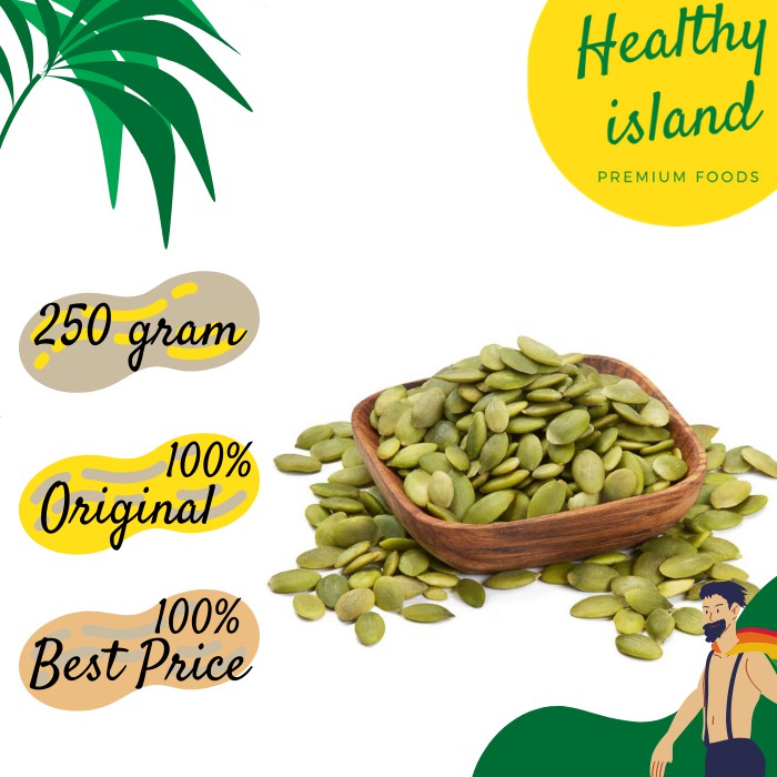 

Biji Labu Kupas Matang Panggang Oven / Pumpkin Seed - 250 gram