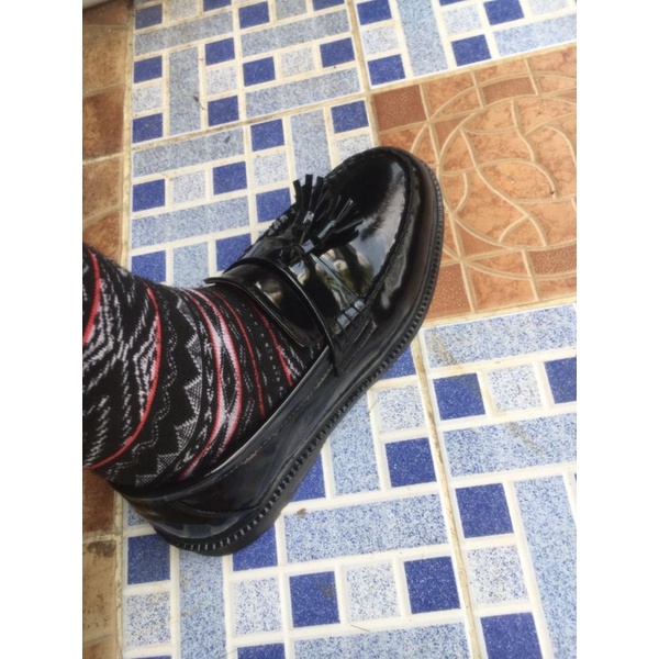 RAJIB - sepatu Loafers tassel kulit asli sapi