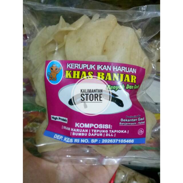 

Kerupuk Ikan Haruan/Gabus Khas Banjar Kalsel
