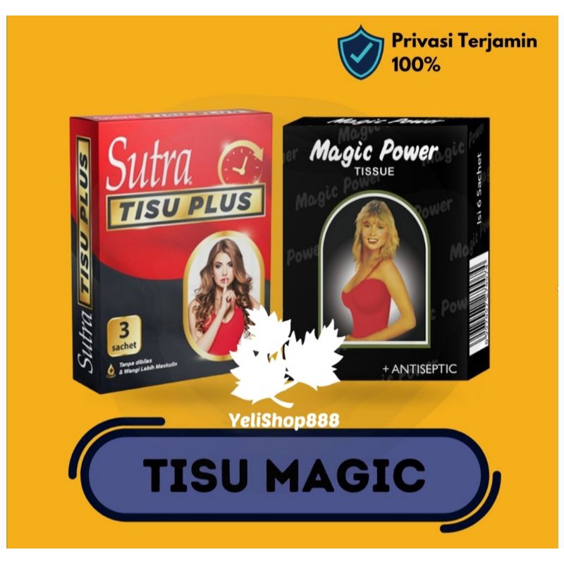Tisu Magic Ori Tahan Lama Tisu Magic Power Merah Hitam Mengatasi Ejakulasi Dini