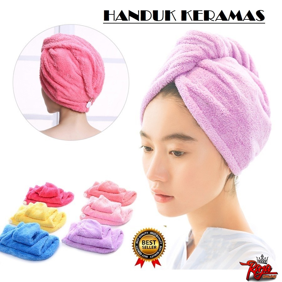 TUK02-Handuk Rambut Keramas MicroFiber Magic Towel