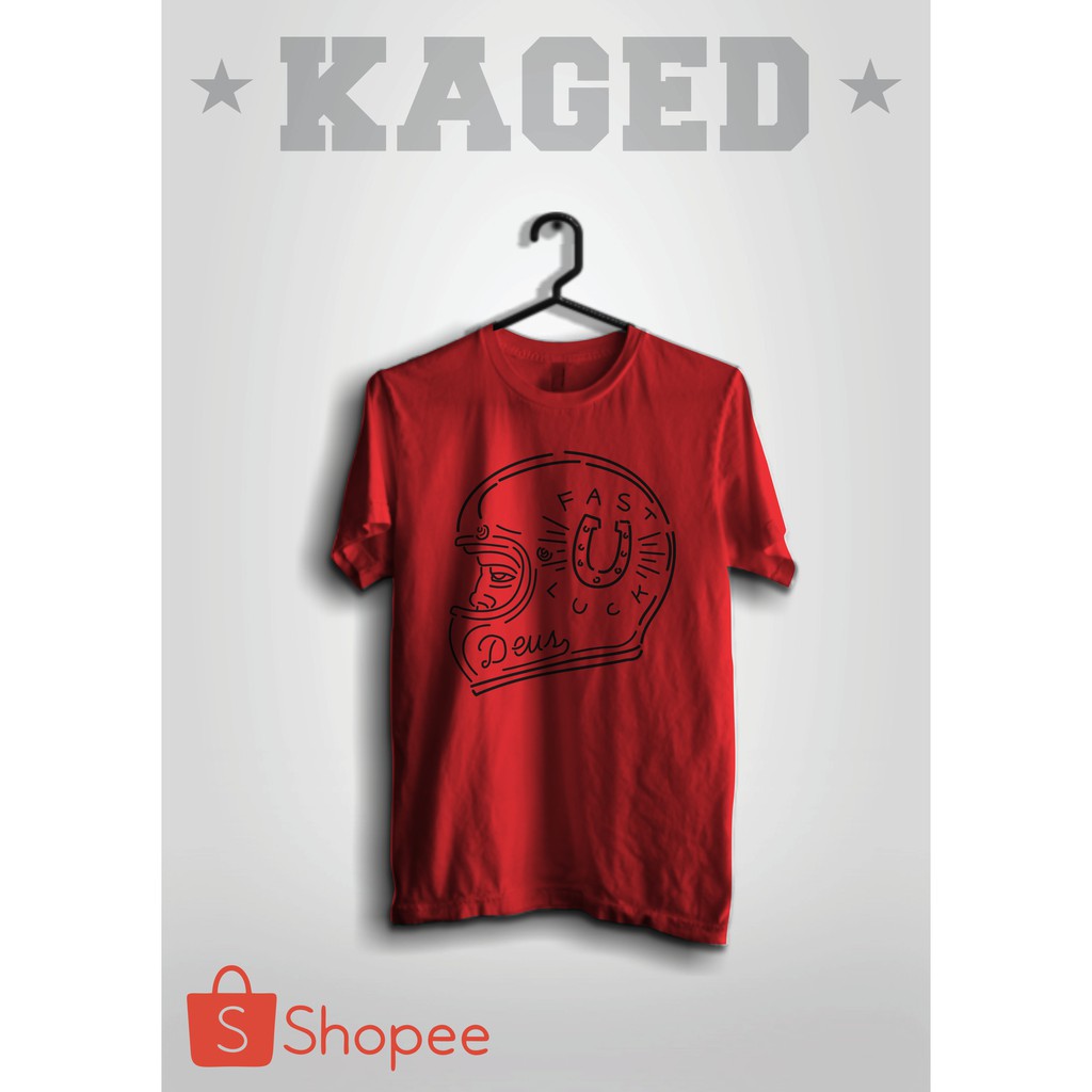 KAOS FAST LUCK DEUS KAOS DEUS KAOS DEUS MURAH KAOS DEUS ORIGINAL KAOS MOTOR #WARNAMERAH