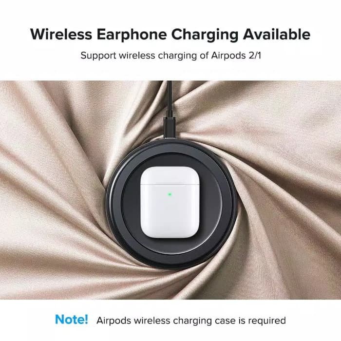 Ugreen Fast Wireless Charger 10watt BLACK-60470