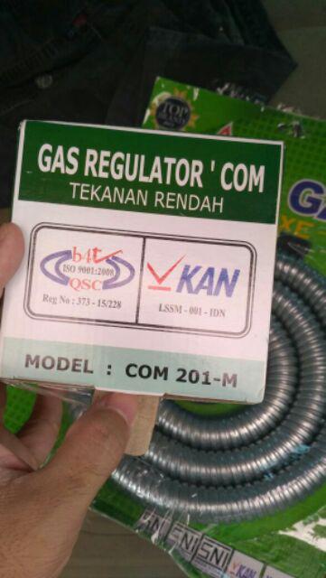 Regulator Gas Meter Tekanan Rendah Destec Com 201m Dua Sistem Pengaman Sni Original