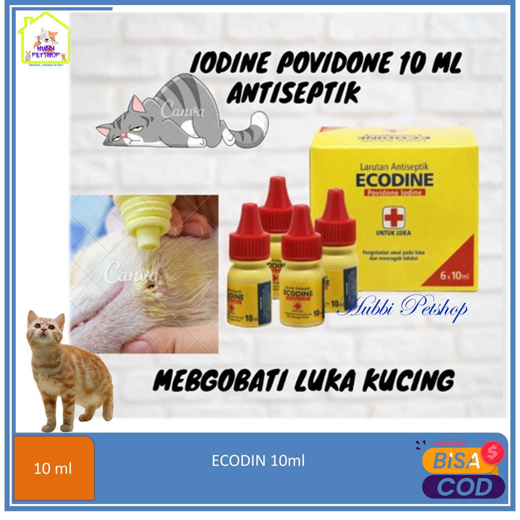 Obat luka kucing anjing/ cairan antiseptik atasi infeksi kucing dan anjing 10 ml