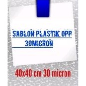 Plastik opp 40x40 lem 30micron (sablon)