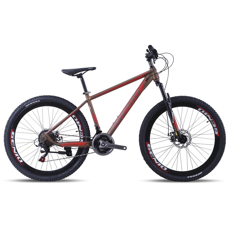Gojek Instan Sepeda Gunung 27.5 inch MTB Genio 349 M349 Hi-Teen Steel 24 speed Garansi-3