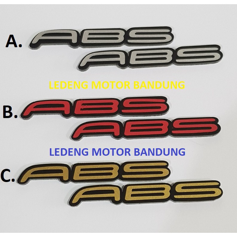 Emblem ABS 3D Yamaha Nmax Aerox Xmax Sticker Akrilik Tempel Body Timbul