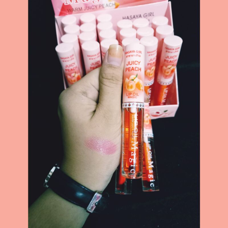 LIP OIL HASAYA GIRL JUICY PEACH H6072