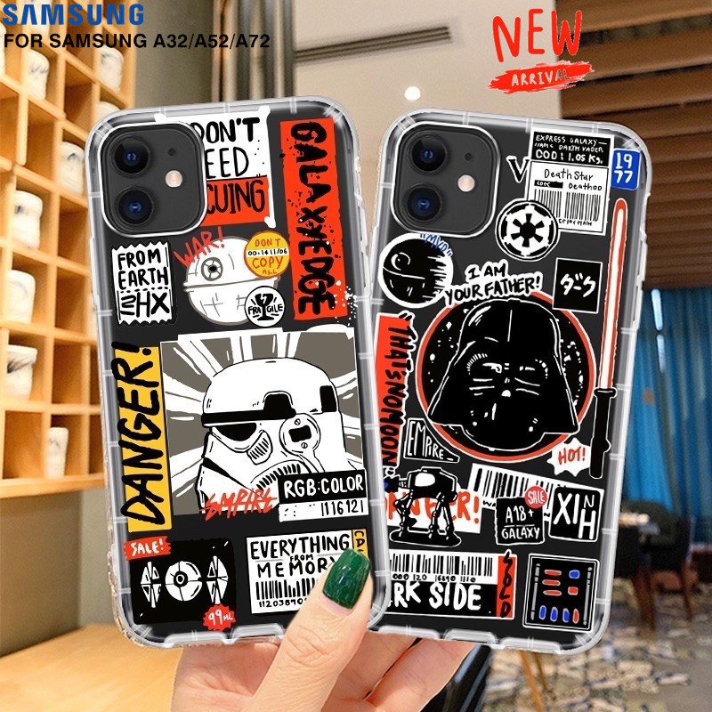 Case Samsung A32 4G - A52 - A72 Anti Crack Softcase Gambar Cowok