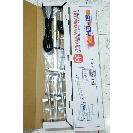 ANTENA DIGITAL DVBT2 PF HD-18 HD TV UNTUK JARAK JAUH OUTDOR