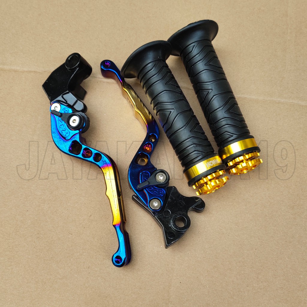 [PROMO] Handle REM dan KOPLING Stelan Variasi Motor FULL CNC Yamaha Vixion Old New RX King Scorpio X