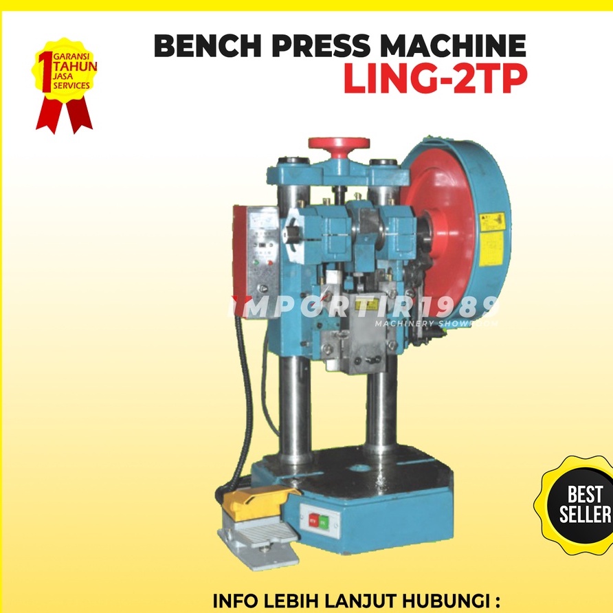 Mesin Pon 2 Ton Power Bench Press Stamping Machine LING - 2TP