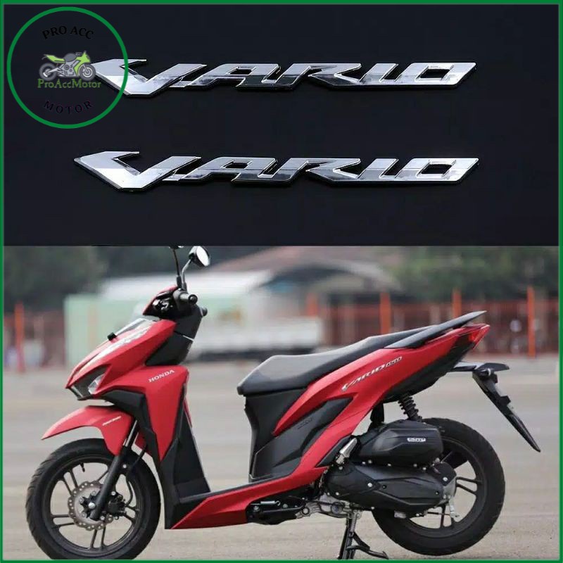 emblem honda VARIO 3D stainles look original sel Murah