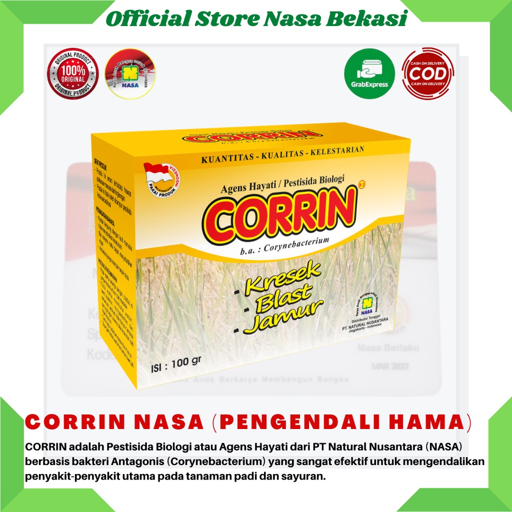 Corrin Pestisida Alami Nasa Original