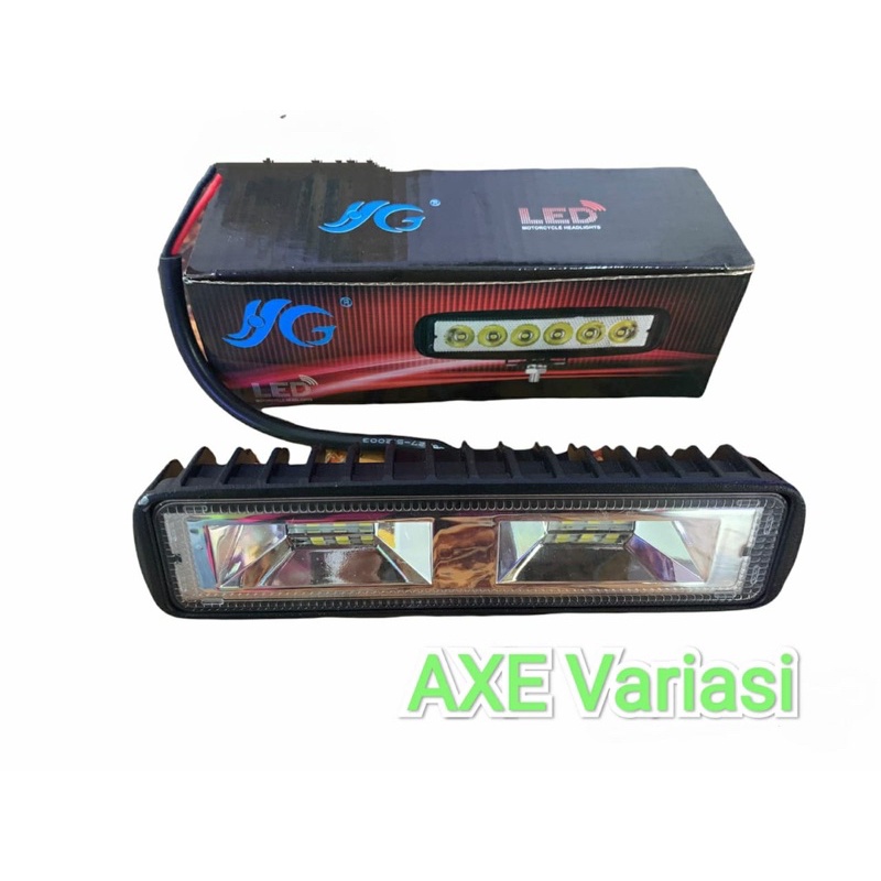 Lampu LED Worklight LED Bar 12 Titik CWL 12-24V Lampu Tembak Sorot 36W Putih