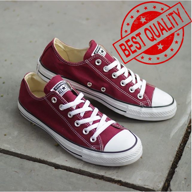 Sepatu Converse all star chuck taylor sepatu merah klasik pendek sepatu kets 70s canvas pria/wanita