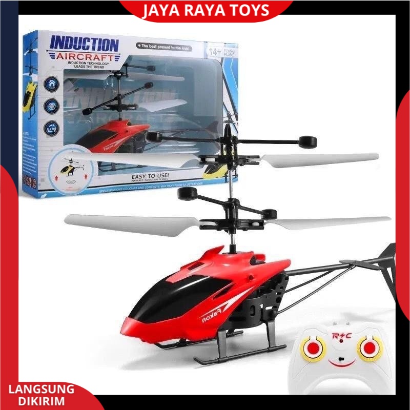 Helicopter Remote Control Mini Quadcoopter Gyro stabil-Flying Mini Drone RC Helicopter batre cas new
