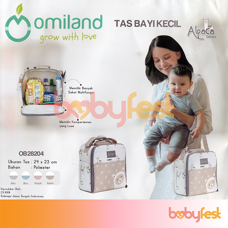 Omiland Tas Bayi Kecil Alpaca Series OB28201-4