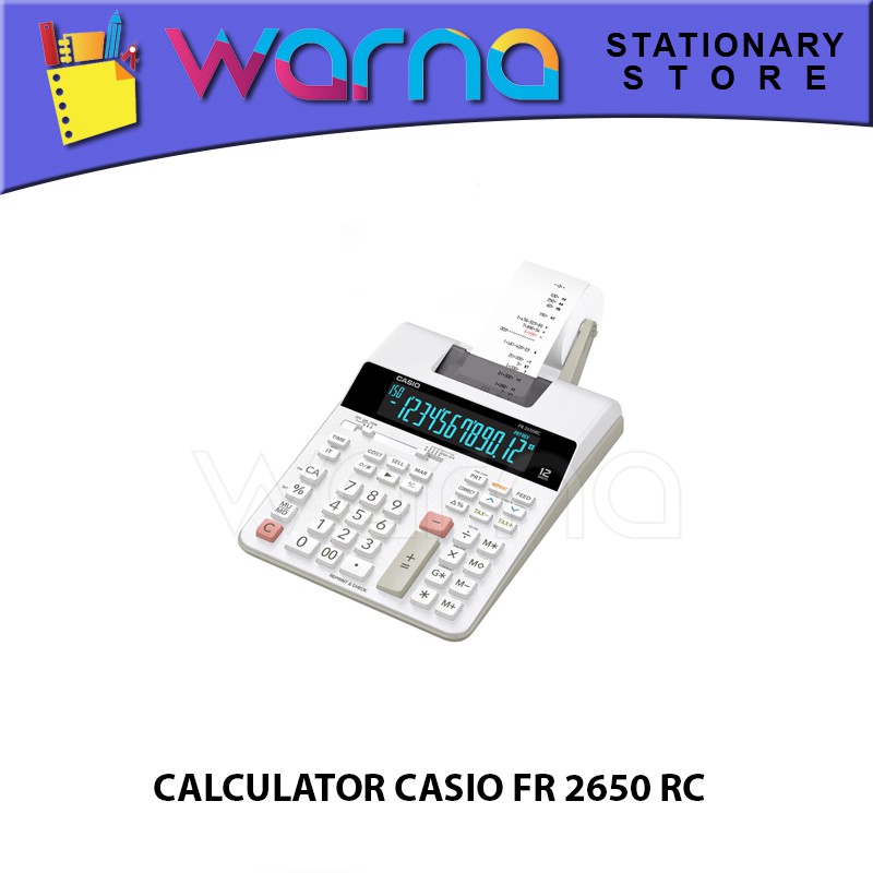

CALCULATOR CASIO FR 2650 RC