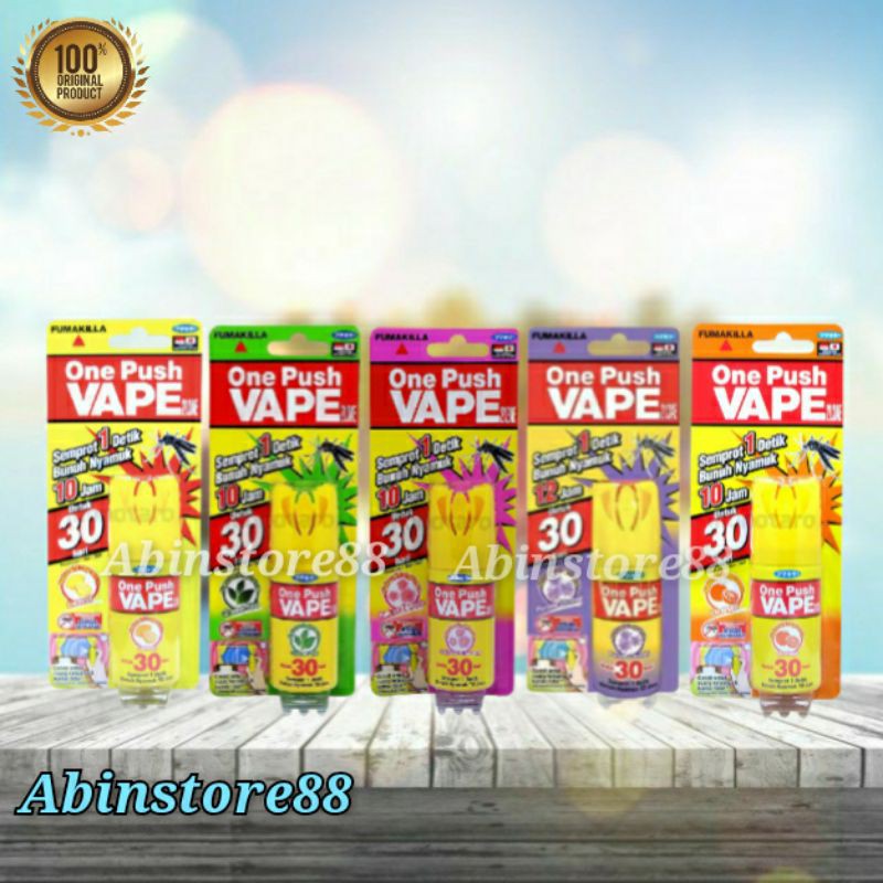 One Push Vape 30 hari, 1x semprot