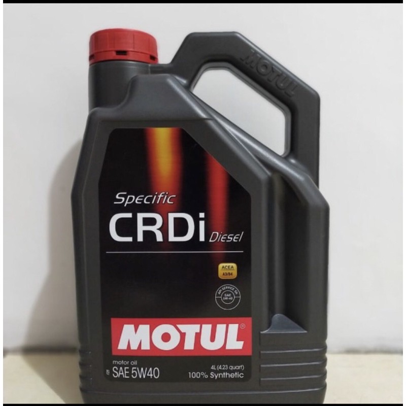 Oli Motul CRDI diesel sea 5W-40 galon 4liter