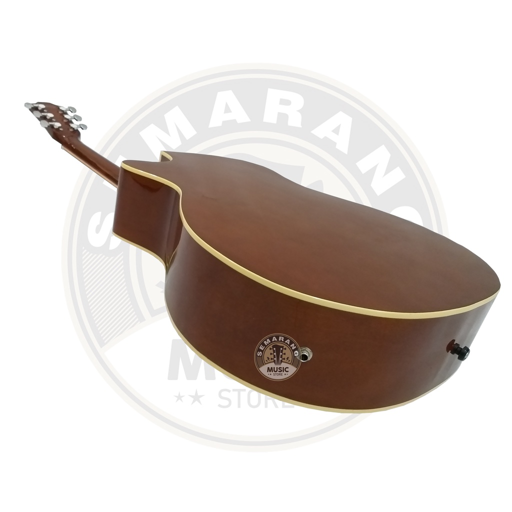 Gitar Akustik Elektrik Taylor Fingerboard Maple Preamp Equalizer 7545r