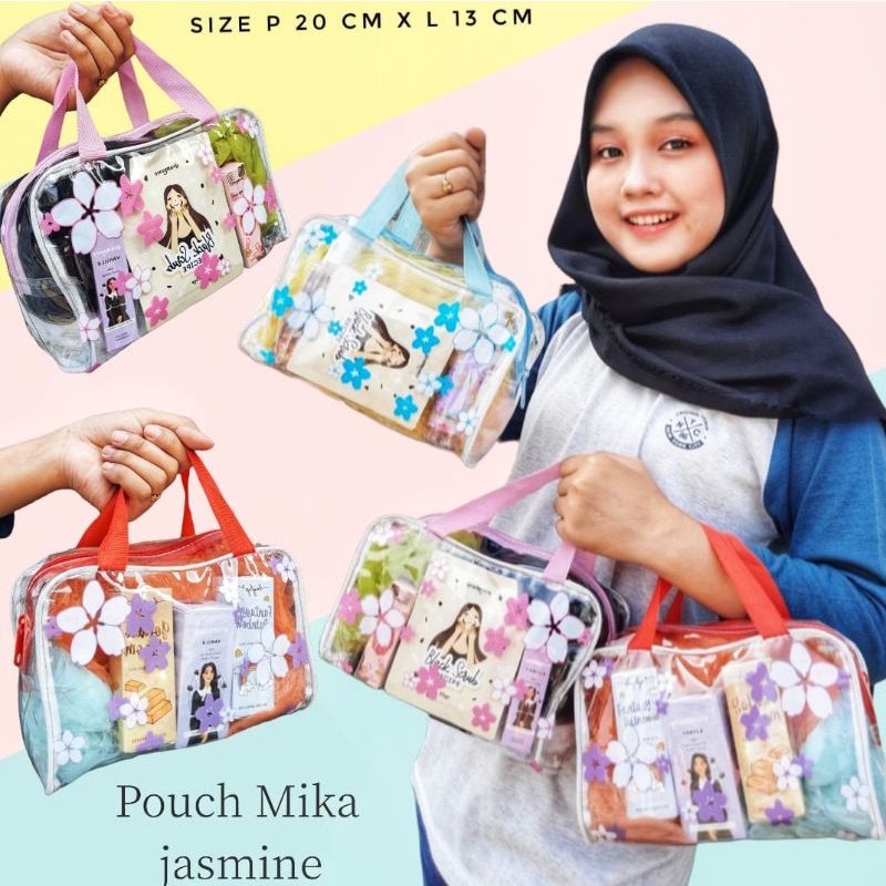 POUCH MIKA UNIK/TAS  SOUVENIRS ULTAH ANAK/ TAS NGAJI MULTIFUNGSI