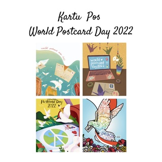 WPD World Postcard Day 2022 Official Postcard Kartu pos kartupos