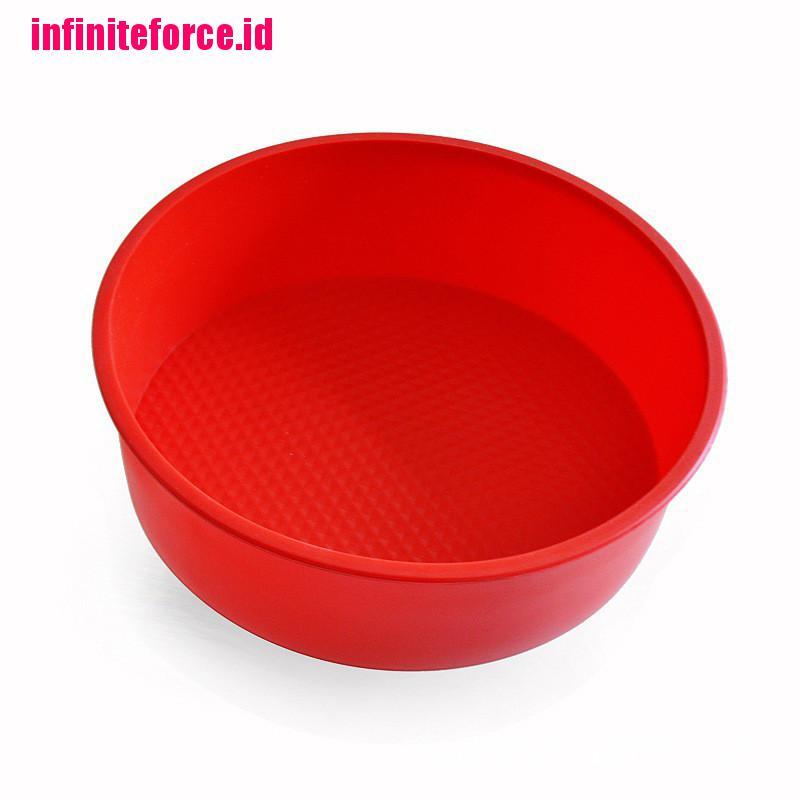 8 inch Silicone Mould Bakeware Round Cake Form Baking Pan color random