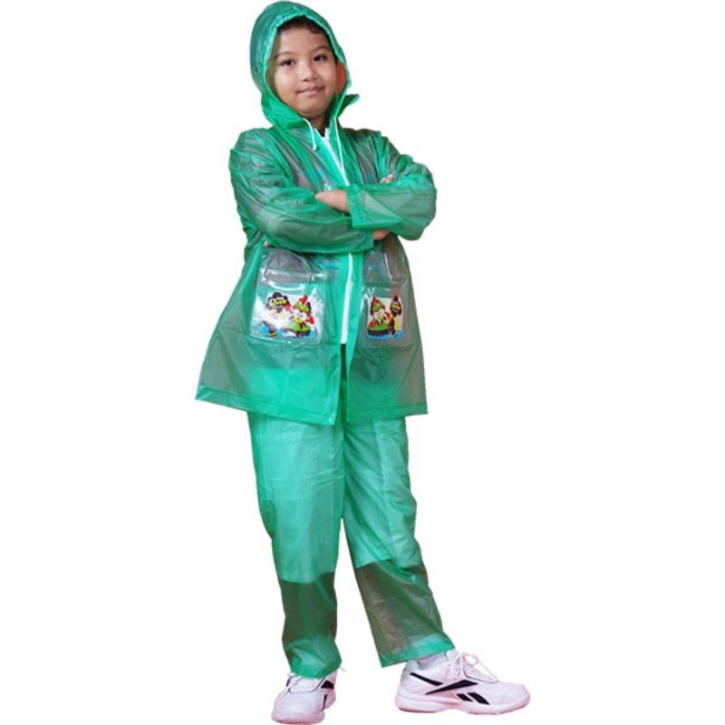 Jas Hujan Setelan Anak E-602(5-9th)