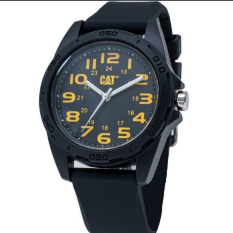 Jam Tangan Pria Wanita CAT CATERPILLAR 1B.111.21.117 ORIGINAL Rubber