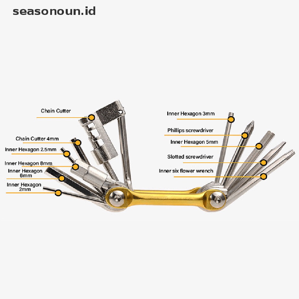 Set Alat Perbaikan Sepeda Gunung Multifungsi