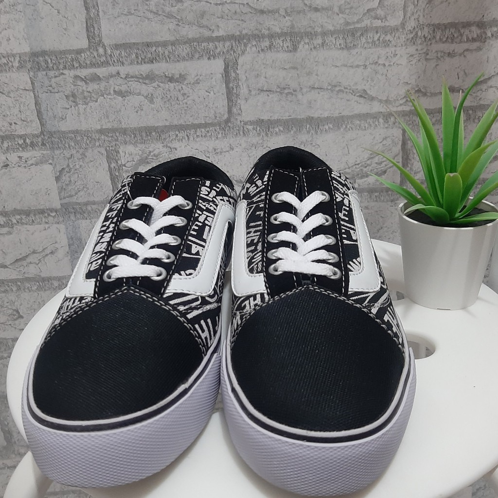 SEPATU VANS121 KORAN OLD SCHOOL PRIA WANITA SEPATU SEKOLAH KERJA KASUAL TERMURAH