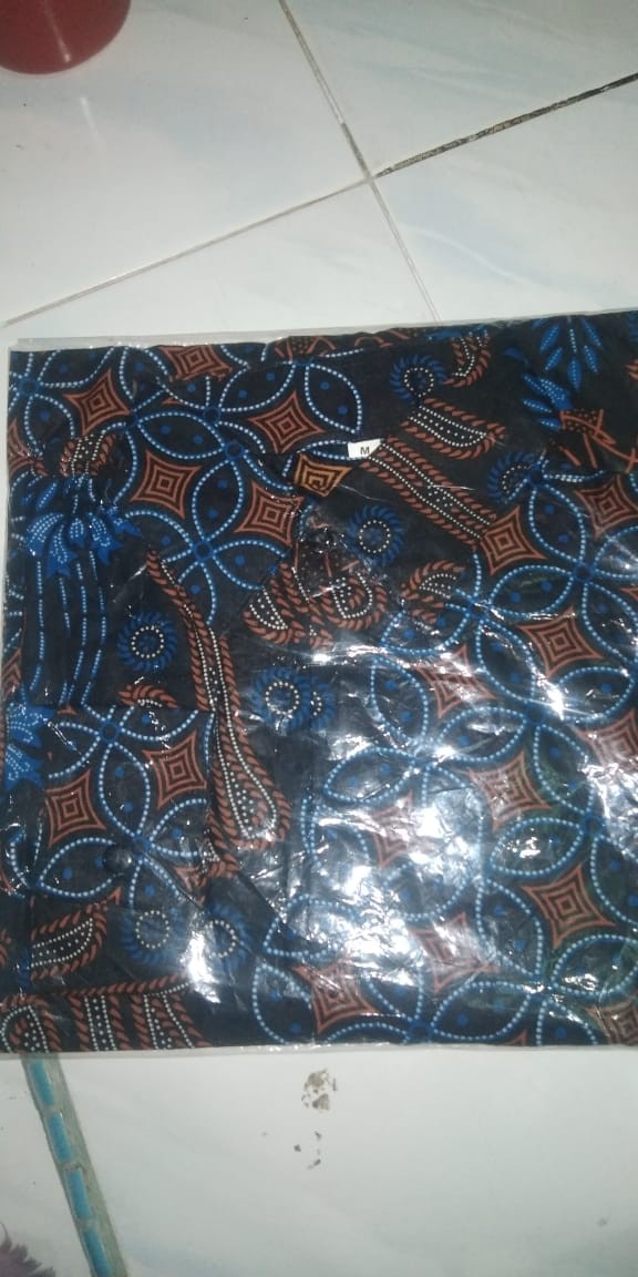 Size M L Xl Xxl Xxxl Bswart Batik Hrb026 Kenongo Hem Pendek Padi Pekalongan M L Xl Batik