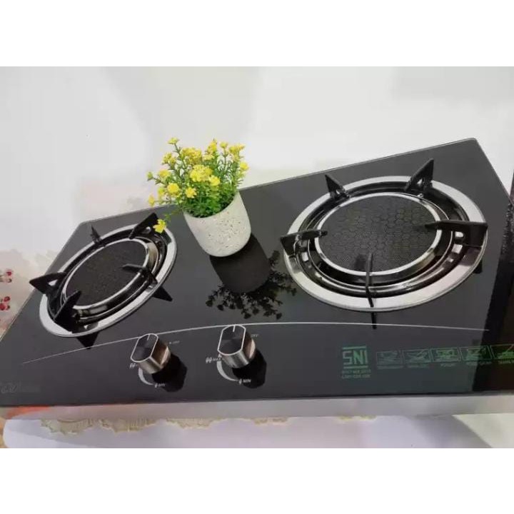 Kompor Tanam Eco Cook 2 Tungku Bara Bara inflared