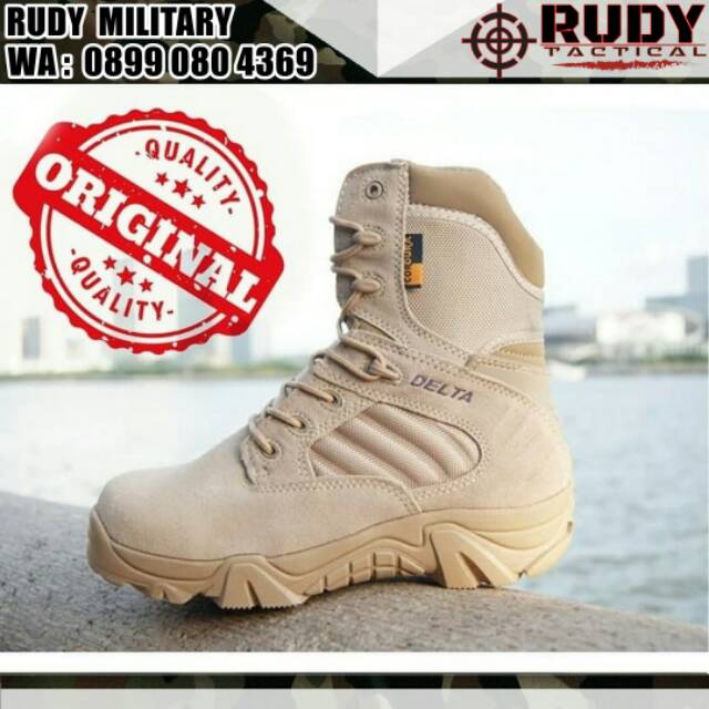 SEPATU DELTA ASLI ORIGINAL boots bikers touring hiking safety 8 inch