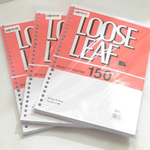 

Looseleaf Kertas Binder B5 Isi 150