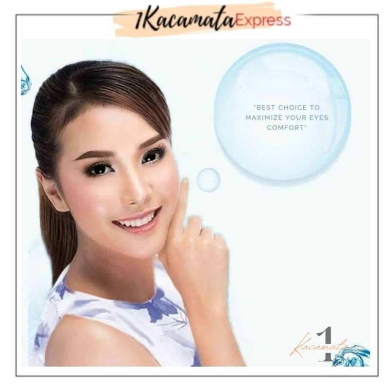 SOFTLENS BENING BULANAN MONTHLY OXIFIVE CLEAR READY MINUS KECIL DAN TINGGI