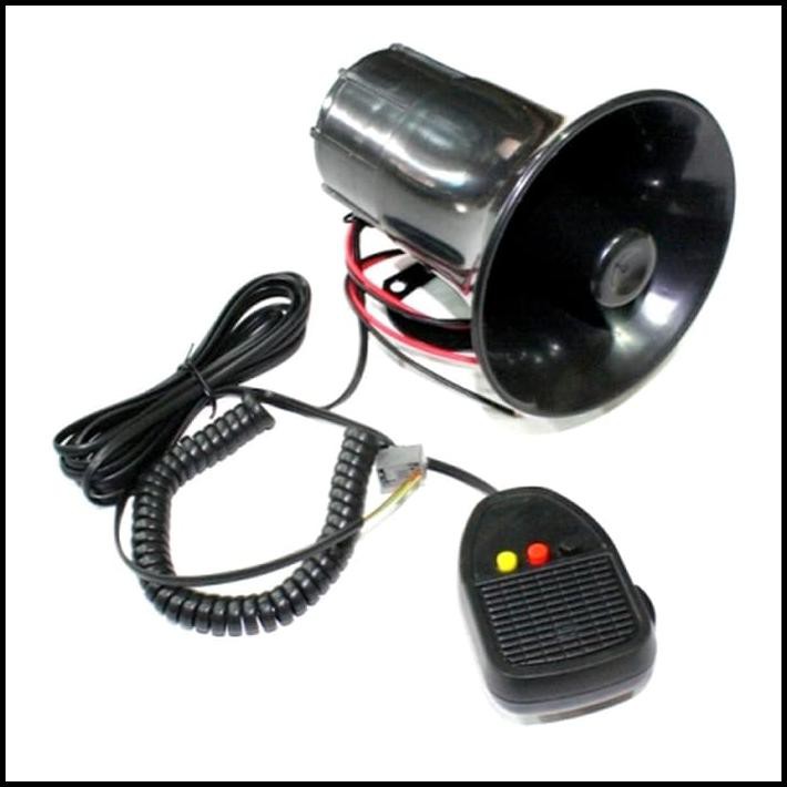 Klakson Polisi Sirine Patwal Mic 3 Suara Sirene Horn Anti Air 3Suara