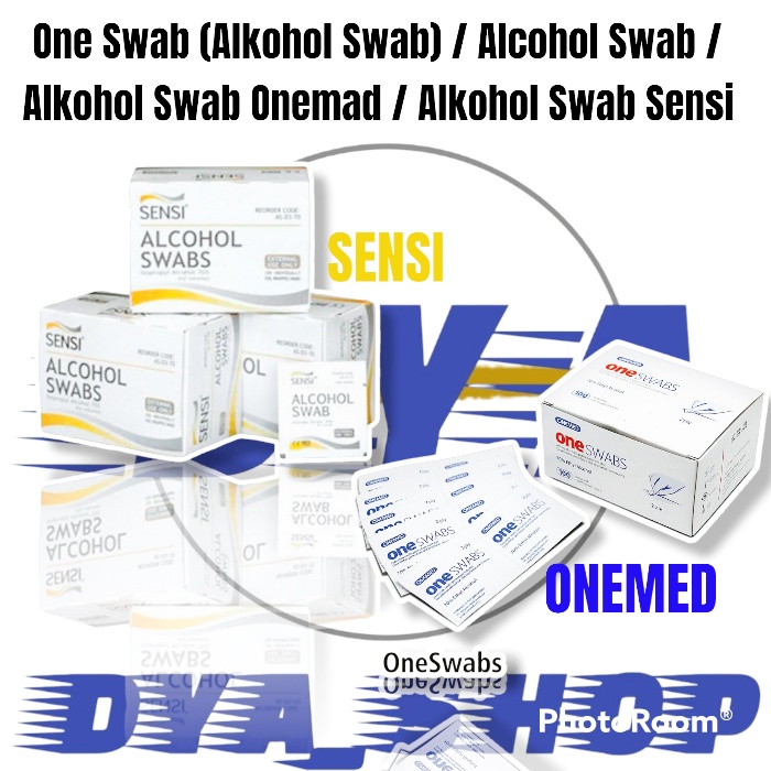 One Swab (Alkohol Swab) / Alcohol Swab / Alkohol Swab Onemad / Alkohol Swab Sensi