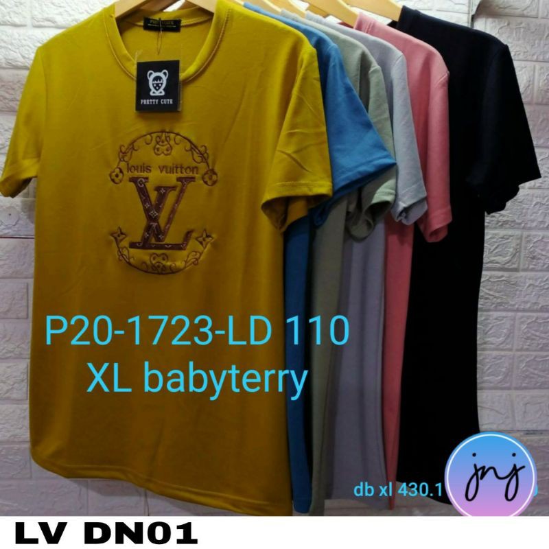 Kaos jumbo murah HQ Pretty Cute babyterry