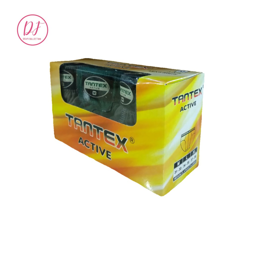 CELANA DALAM PRIA TANTEX ACTIVE (3 pcs per kotak)