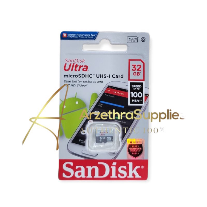 Sandisk Micro SDHC 100MB 32Gb